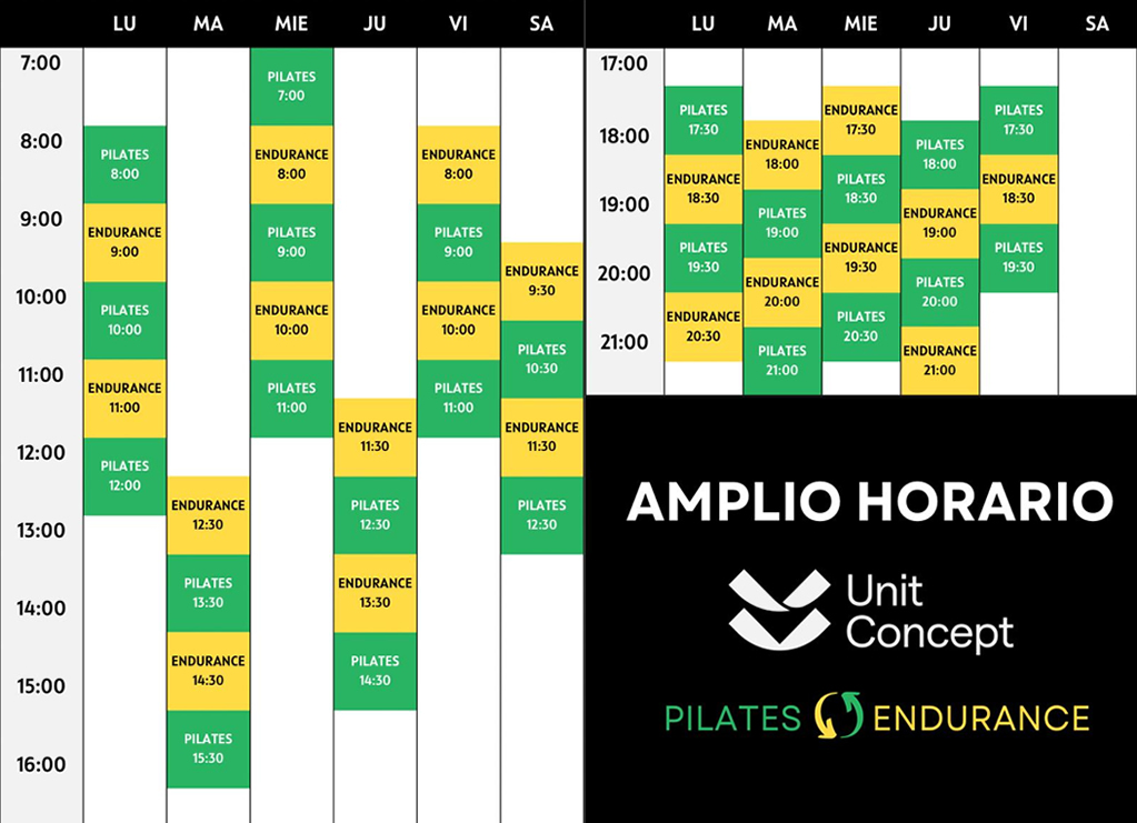 Horarios Unit Concept